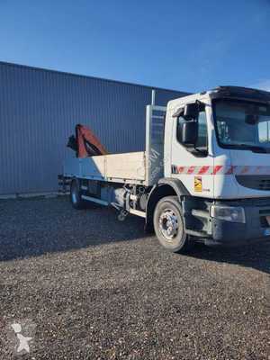Camion Renault plateau ridelles Premium Lander 320.19 DXI Gazoil Euro 4 grue occasion
