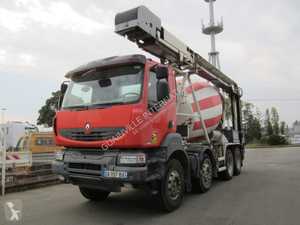 Camion Renault béton malaxeur + pompe Kerax 430 DXI 8x4 Gazoil Euro 5 occasion